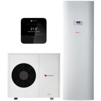 Saunier Duval – Pompe à chaleur air/eau monobloc GeniaAir Max 8 – Efficacité A+++ – 7,8 kW – Niveau sonore 35 dB(A) – SAUAIRMAX8CSM