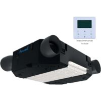 Airwell – VMC double flux thermodynamique monobloc réversible 2,2kW R32 – Débit d'air réglable 125 à 320 m³/h – Technologie Inverter – 7MB110001