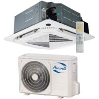 AIRWELL - Ensemble Climatisation avec Unité extérieure YDAX et Unité intérieure Cassette 900 x 900 CDMX 7 kW - AIRGAINCASSM7K