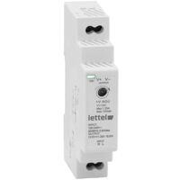 LETTEL - Alimentation 230Vca/5Vcc, puissance 15W. Fixation rail-din, largeur 1 module. - AMP1-12-5