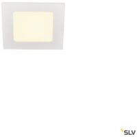 Encastré downlight intérieur SENSER 12 carré blanc mat LED 6W 3000K - SLV - 1003011