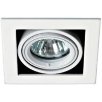 QUADRA 110 Encastré GU5,3 orientable et basc. blanc Lpe non incl. ARIC 4170