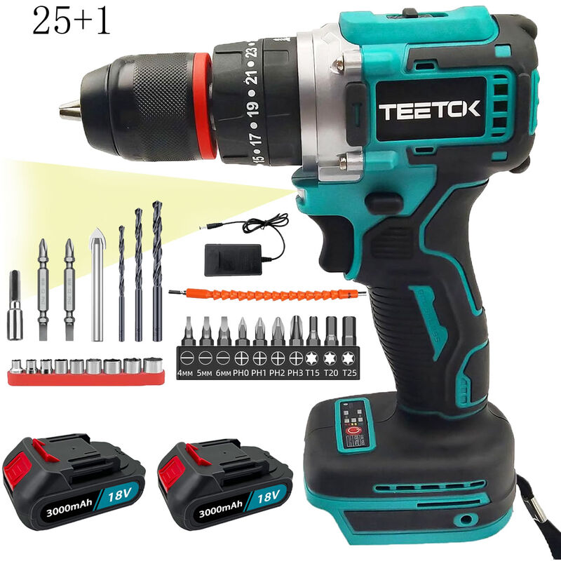 Power Screwdriver Rechargeable 4V Max, SORAKO Cordless Screwdriver with LED  Light, 1300mAh Battery Screwdriver 6 Nm, Electric Screwdriver with 30 PCS  Screw Gun Accessories for Home DIY, Car Repair