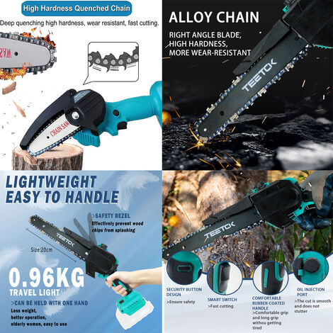 Makita cordless chainsaw discount with battery and charger