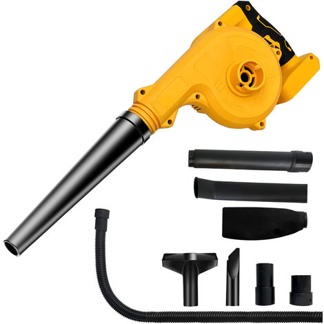 Electric leaf blowers and vacuums,Compatible with Dewalt Battery, Electric Jobsite Air Blower,2-in-1 Handle Cordless Blower and Vacuum Cleaner for Yard Cleaning/Snow Blowing(Battery Not Included)
