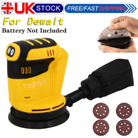Orbital Sander 125MM Compitible for DEWALT 18V 20V Battery, Cordless ...