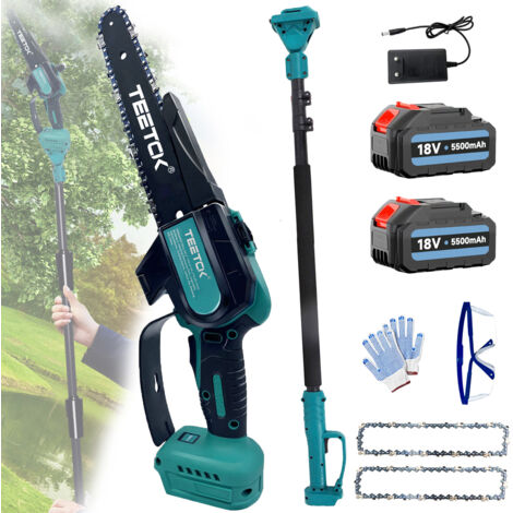 Cordless Chainsaw,Long Reach Cordless Telescopic Chainsaw Tree Pruner ...