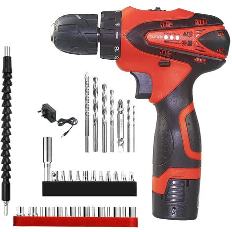 BEH710K 710W Hammer Drill with carrying case Black+Decker