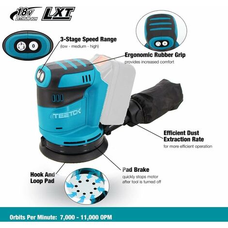 Makita cordless orbital online sander review