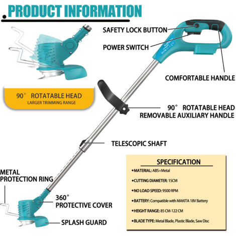 Cordless strimmers,Electric Grass Shears Garden Handheld Hedge Trimmer ...