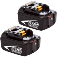 2PACK Battery 18V 5.5Ah LXT Li-Ion BL1830 BL1850 BL1860 BL1840 Cordless Battery LED -Compatible with Makita Cordless Tool