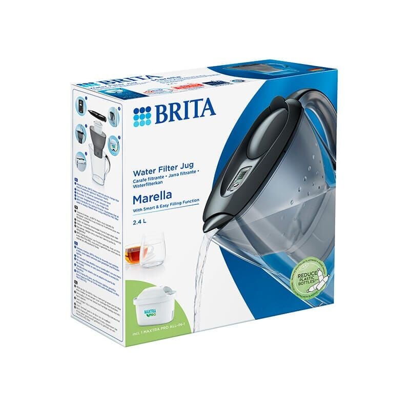 Brita Marella Cool Graphite Water Filter Jug