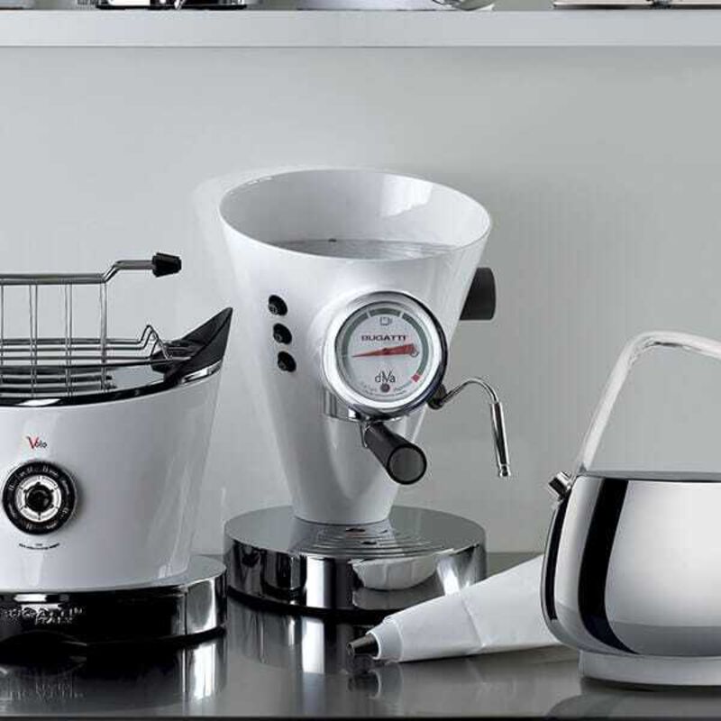Bugatti Diva Coffee Machine White
