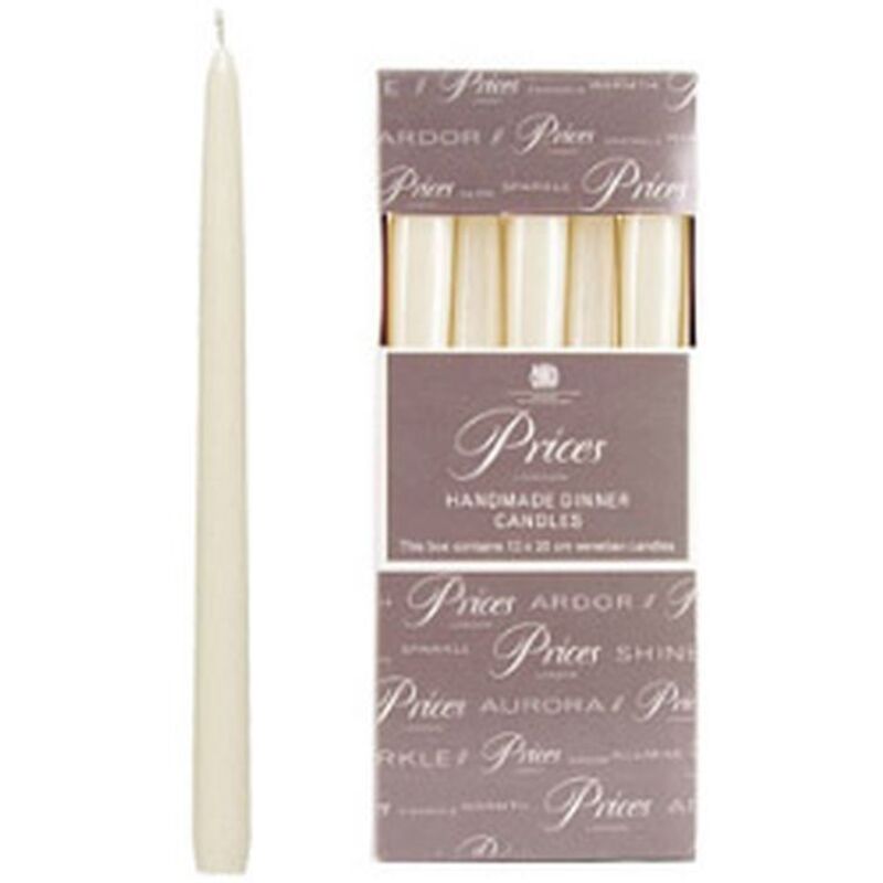 Prices 10 inch Dinner Candle Pack Of 10 White