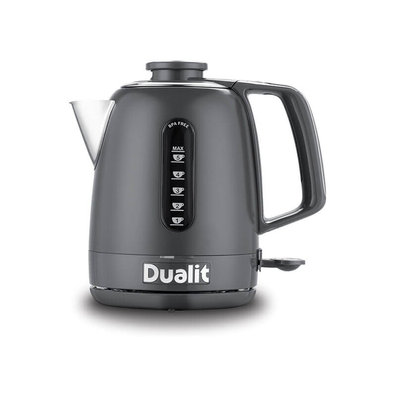 Dualit Architect Grey Steel 1.5 Litre Kettle & 4 Slice Toaster Set