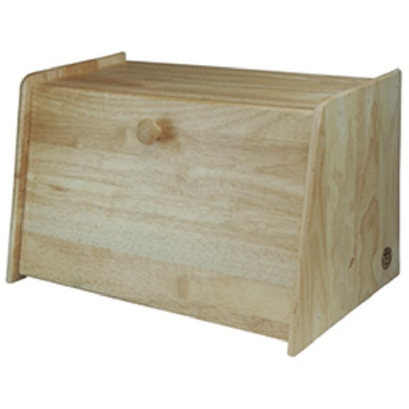 Rubber Wood Bread Bin Drop Front