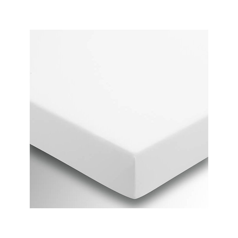 Helena Springfield Plain Dye Fitted Sheet 36cm Deep Super King Size White