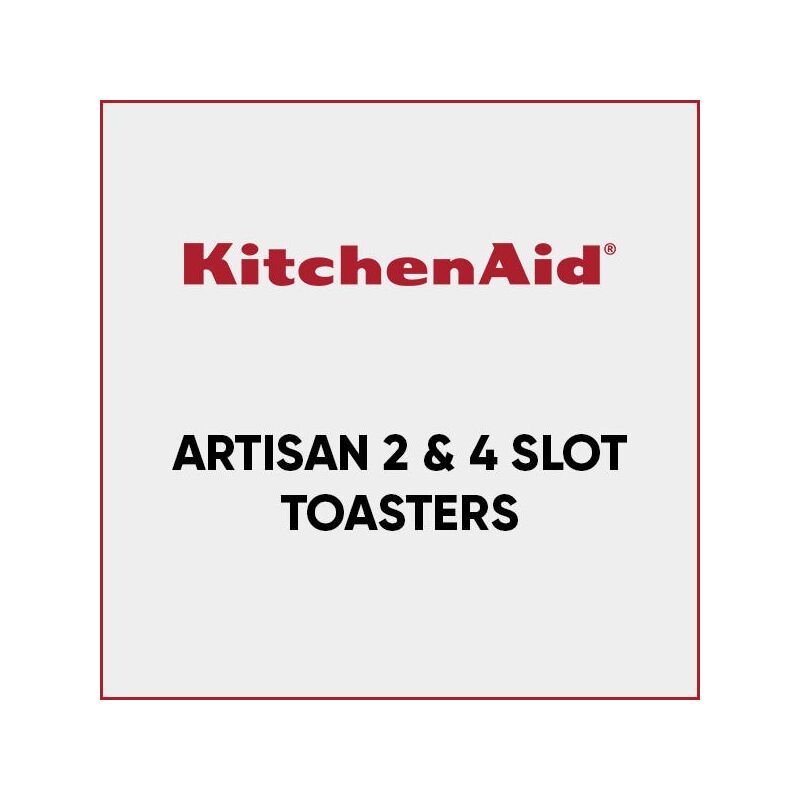 4-slot toaster, 2500W, Medallion Silver color - KitchenAid brand