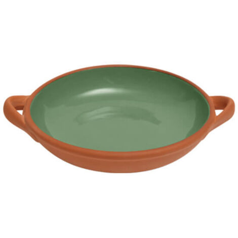 Dexam Sintra Large Glazed Terracotta Tapas Dish Green