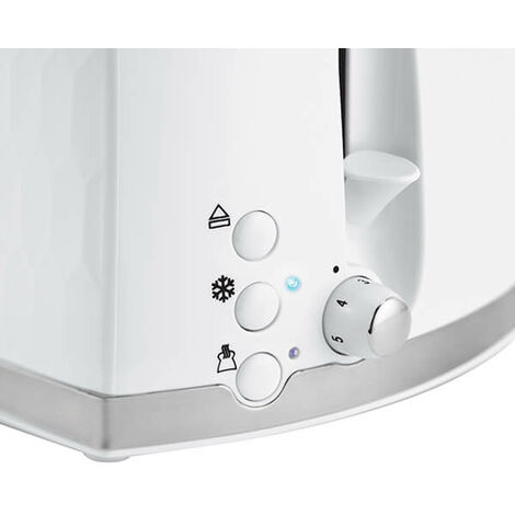 Russell Hobbs Honeycomb 2 Slice White Toaster