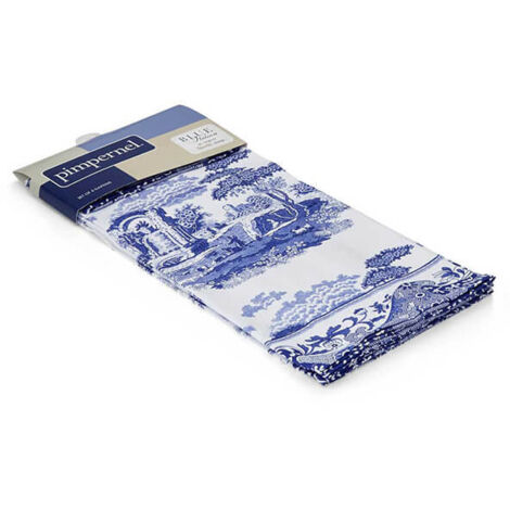 Spode Blue Italian Set of 4 Cotton Napkins