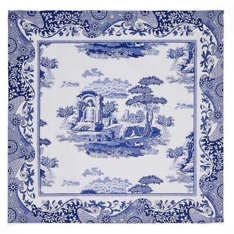 Spode Blue Italian Set of 4 Cotton Napkins