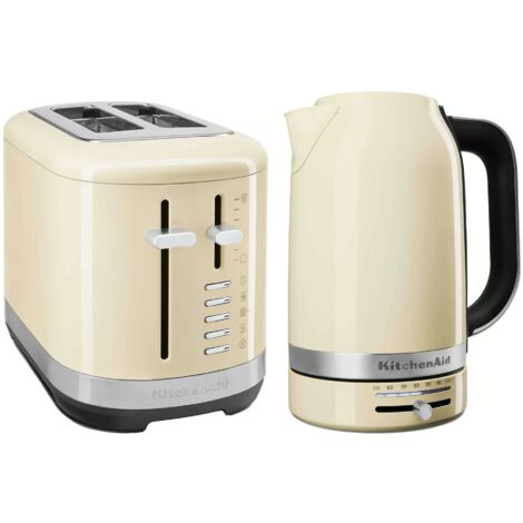 KitchenAid Breakfast Suite Almond Cream Kettle and Slice