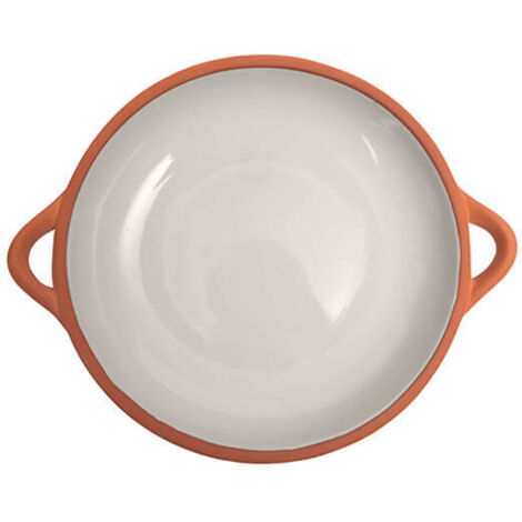 Dexam Sintra Large Glazed Terracotta Tapas Dish Stone (1/2)