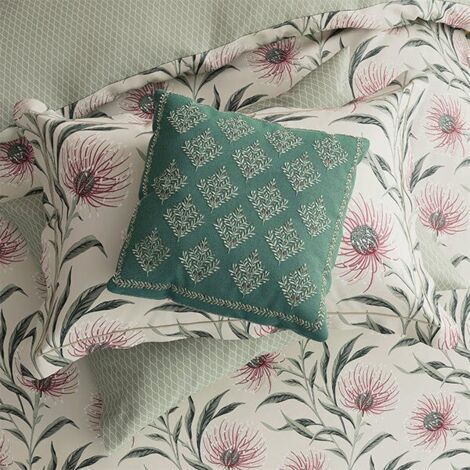 Sanderson for National Trust Catherinae Fuschia 45X45cm Cushion