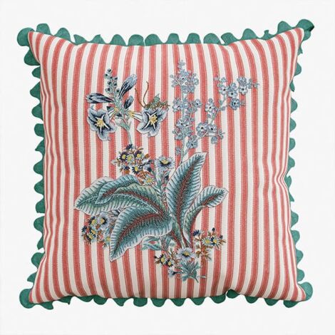Sanderson Rubus Raspberry 45X45cm Cushion
