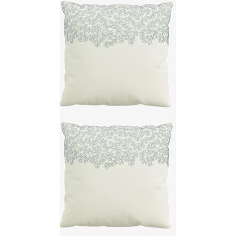 Sanderson Woodland Chorus Pillow Case Pairs Square Pair Blue Grey (1/2)