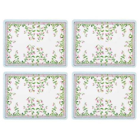 Cath Kidston Twin Flowers Set of 4 Cork Backed Placemats (1/4)