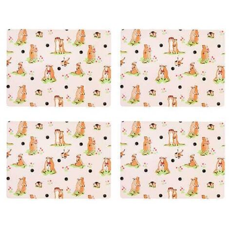 Cath Kidston Meerkats Set of 4 Cork Backed Placemats (1/4)