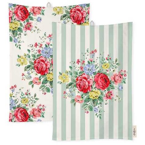 Cath Kidston Feels Like Home Set of 2 Tea Towels (1/2)