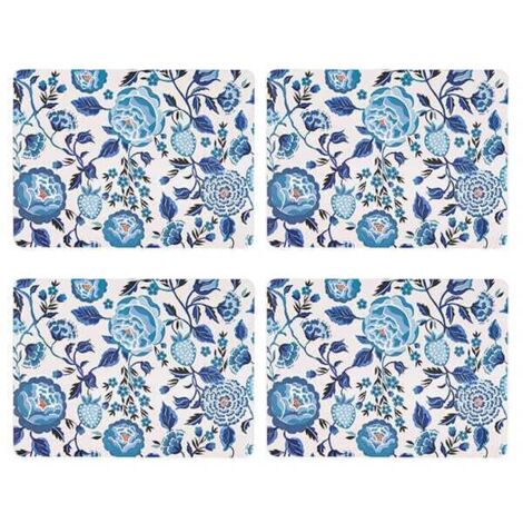 Cath Kidston Strawberry Garden Set of 4 Blue Cork Backed Placemats (1/4)