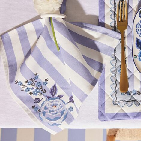 Cath Kidston Strawberry Garden Blue Set of 4 Napkins