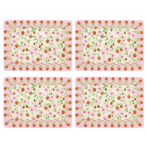 Cath Kidston Strawberry Set of 4 Cork Backed Placemats (1/3)