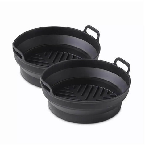 Tower Airfryer Pack of 2 Round Foldable Trays