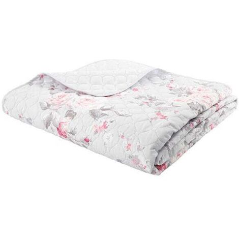 Catherine Lansfield Canterbury Bedspread - Grey - 240 x 260cm