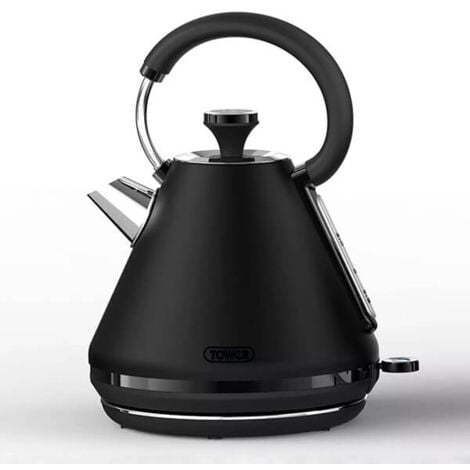 Tower Sera Kettle & 4 Slice Toaster Set Black