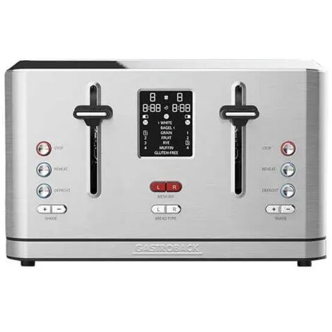 Gastroback Design Toaster Digital 4 Slice
