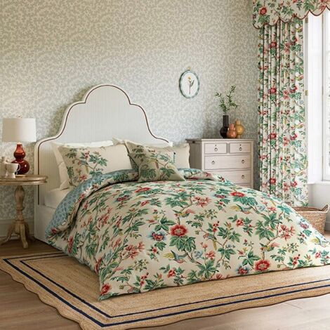 Sanderson for National Trust Lophura Duvet Cover Set Super King Set Chintz