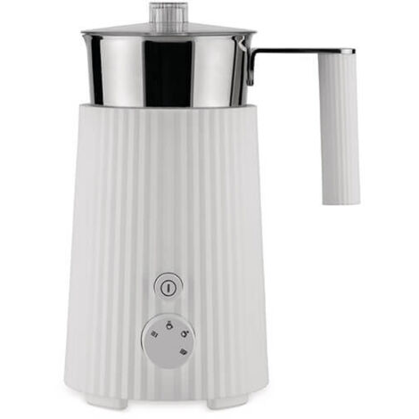 Alessi Plisse Milk Frother White