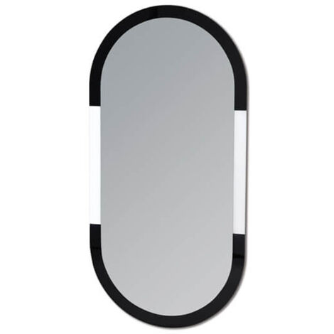 Showerdrape Putney Arched Oval Wall Mounted 80 x 40cm Bathroom Mirror (1/4)