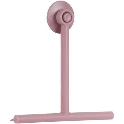 Showerdrape Rocco Light Pink Bathroom Shower Squeegee & Holder