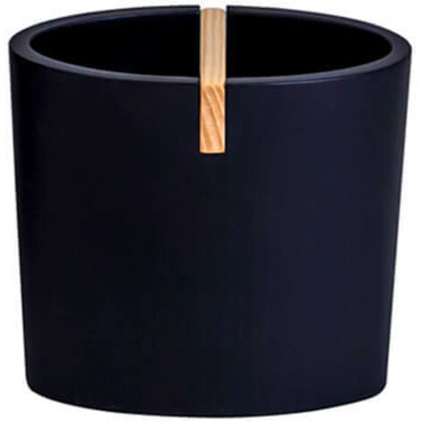 Showerdrape Sonata Black & Bamboo Toothbrush Holder (1/3)