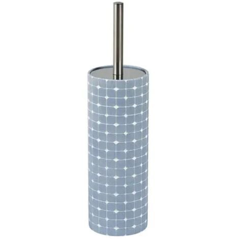 Showerdrape Mosaica Sky Blue Toilet Brush & Holder