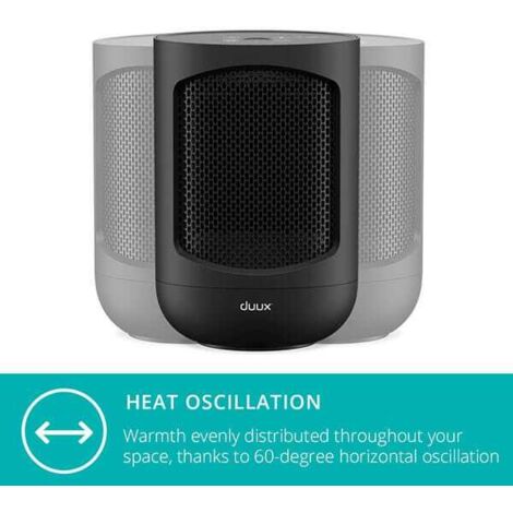 Duux Zone Heater Black