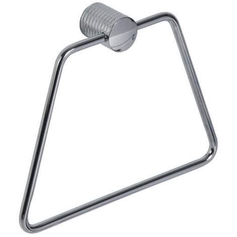 Showerdrape Vitality Chrome Stainless Steel Wall Mounted Towel Ring (1/3)