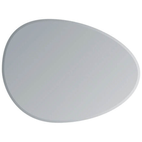 Showerdrape Angel Small Pebble Shaped 60 x 45cm Wall Mirror (1/3)